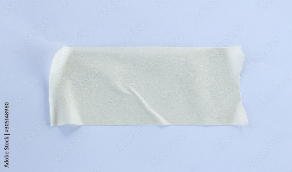 Masking tape on white paper Masking tape on white paper