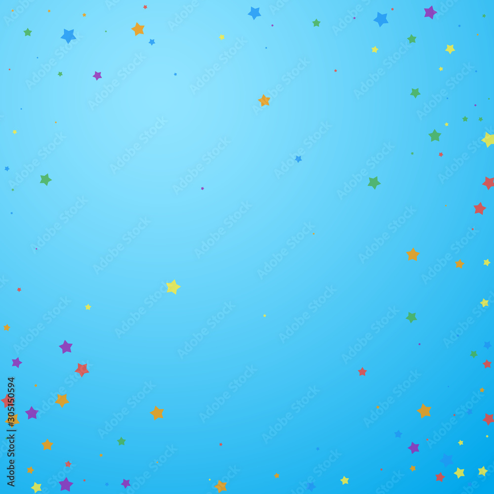 Fototapeta premium Festive confetti. Celebration stars. Joyous stars 