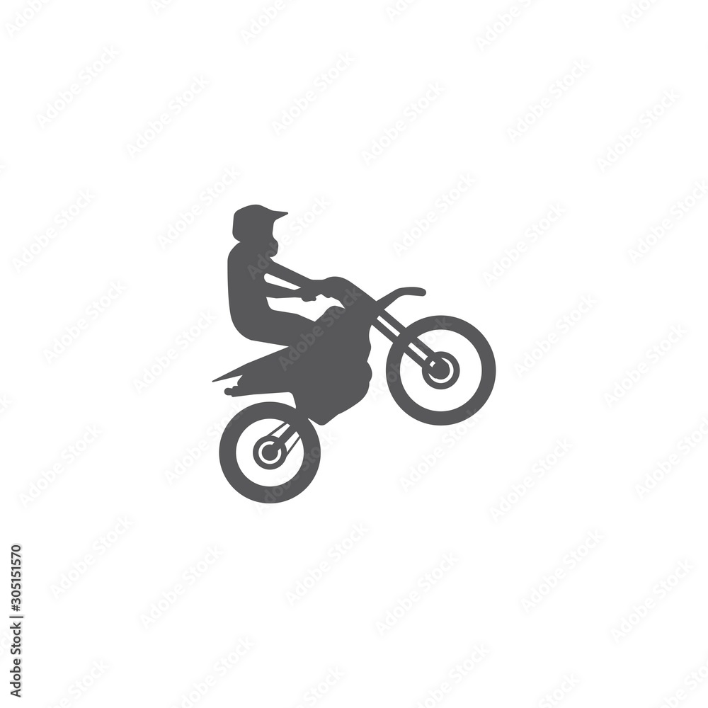 motocross rider illustration vector template motocross rider illustration vector template