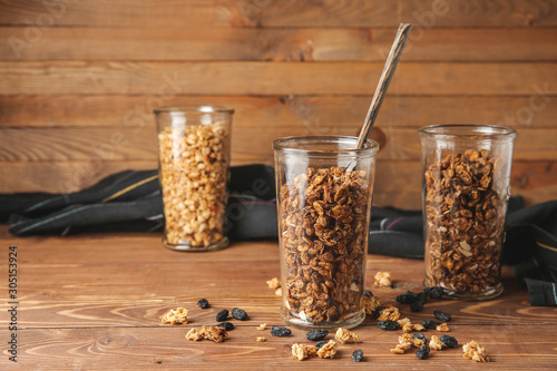 Granola Varieties in Glass ...