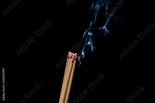 Incense and smoke