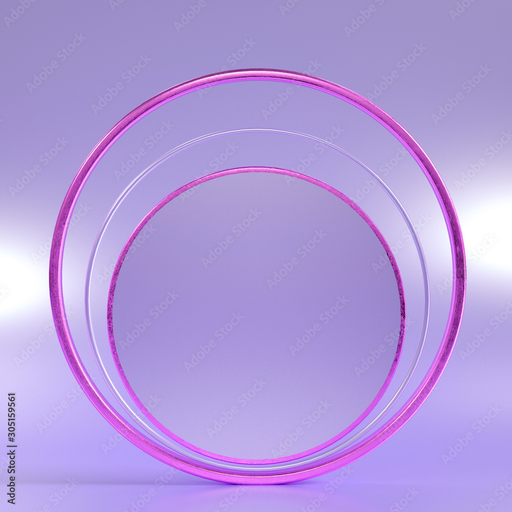 Obraz premium Elegant minimal background. 3d illustration, 3d rendering.