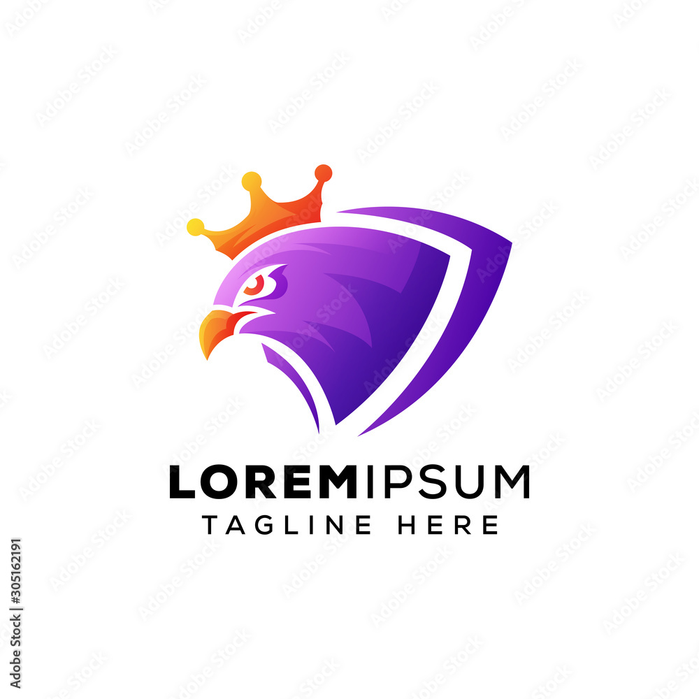 abstract eagle logo illustration premium vector for your team abstract eagle logo illustration premium vector for your team