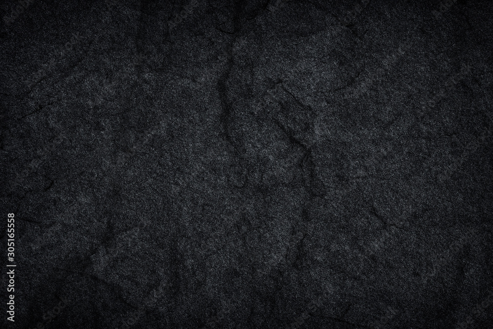 Dark grey black slate background or texture.