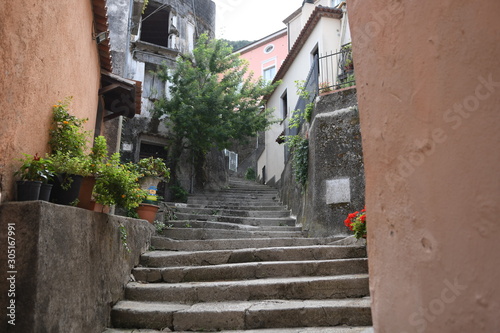 Fototapeta Naklejka Na Ścianę i Meble -  old street stairs