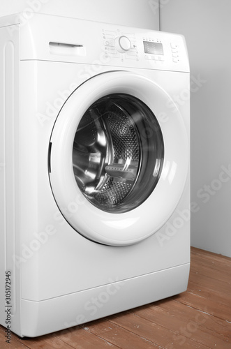 Home appliance - Side view close door Washing machine