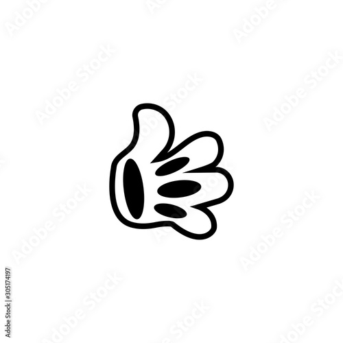 Hand Wave Logo Template vector symbol