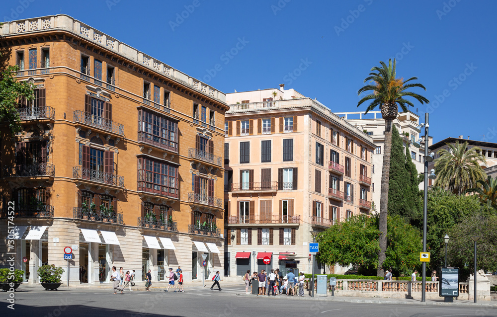 Central city square, Palma de Mallorca