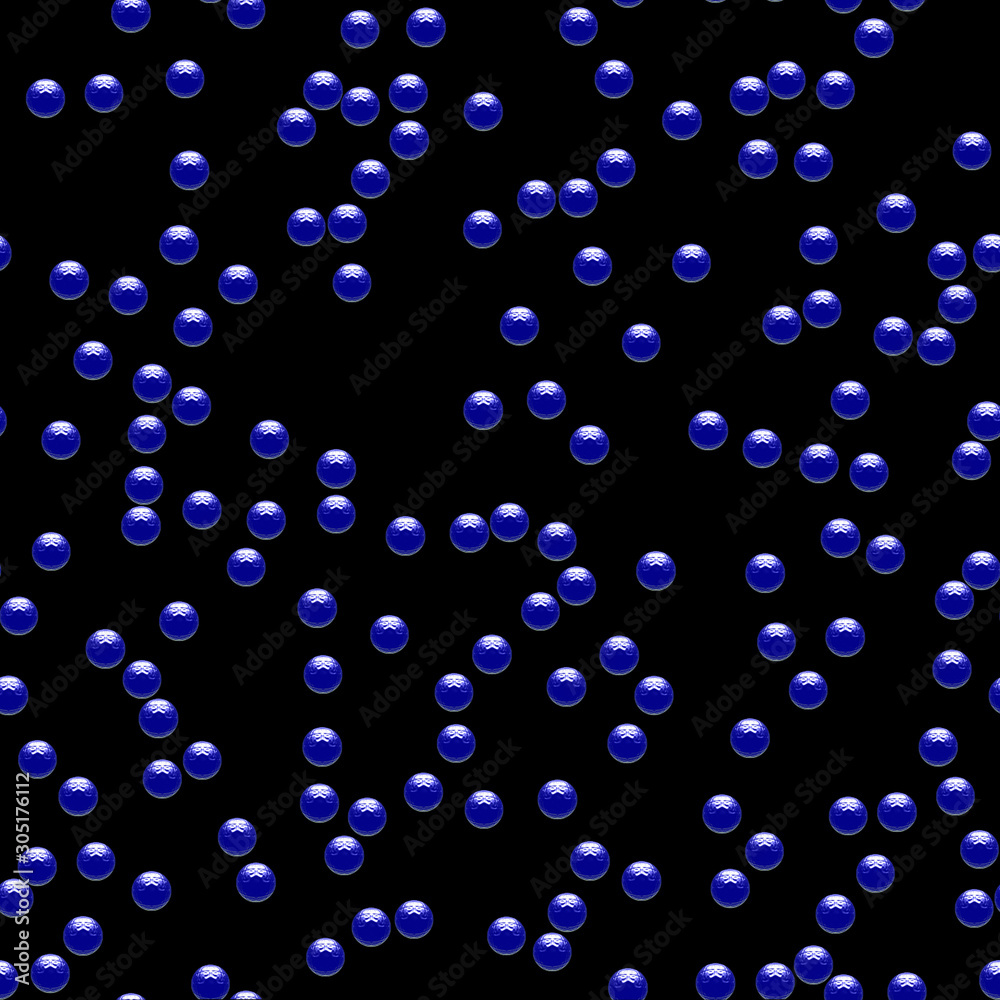 Dark abstract blue background with bubbles