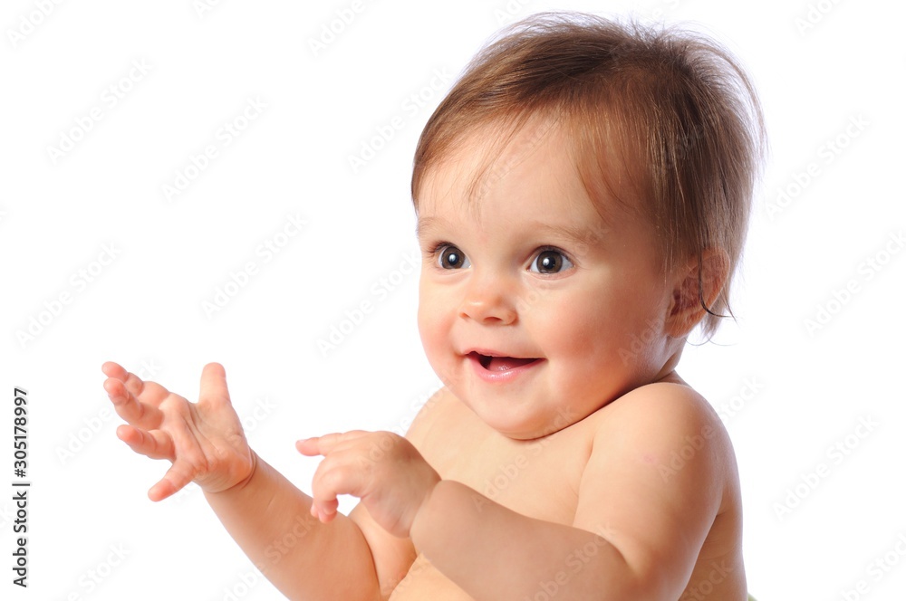 Smiling happy little child portrait Smiling happy little child portrait