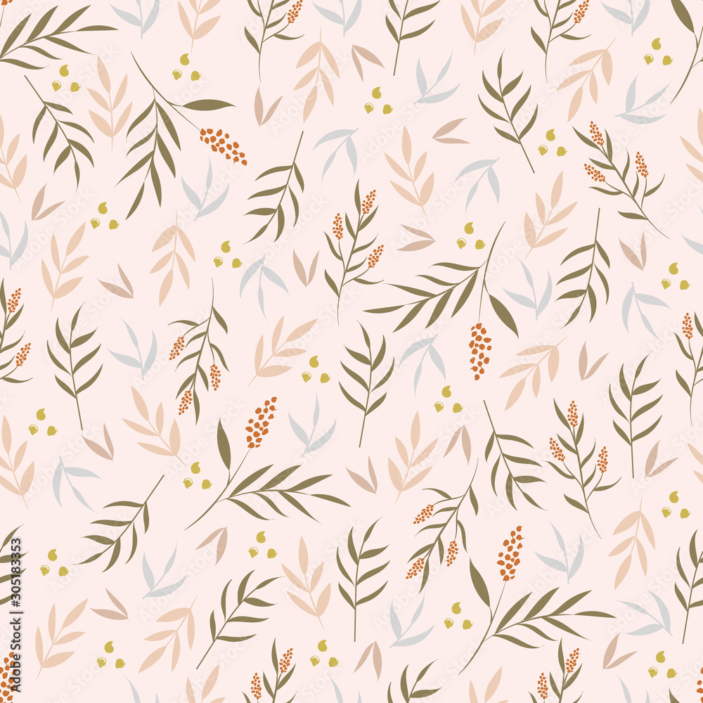 Botanical seamless pattern Botanical seamless pattern