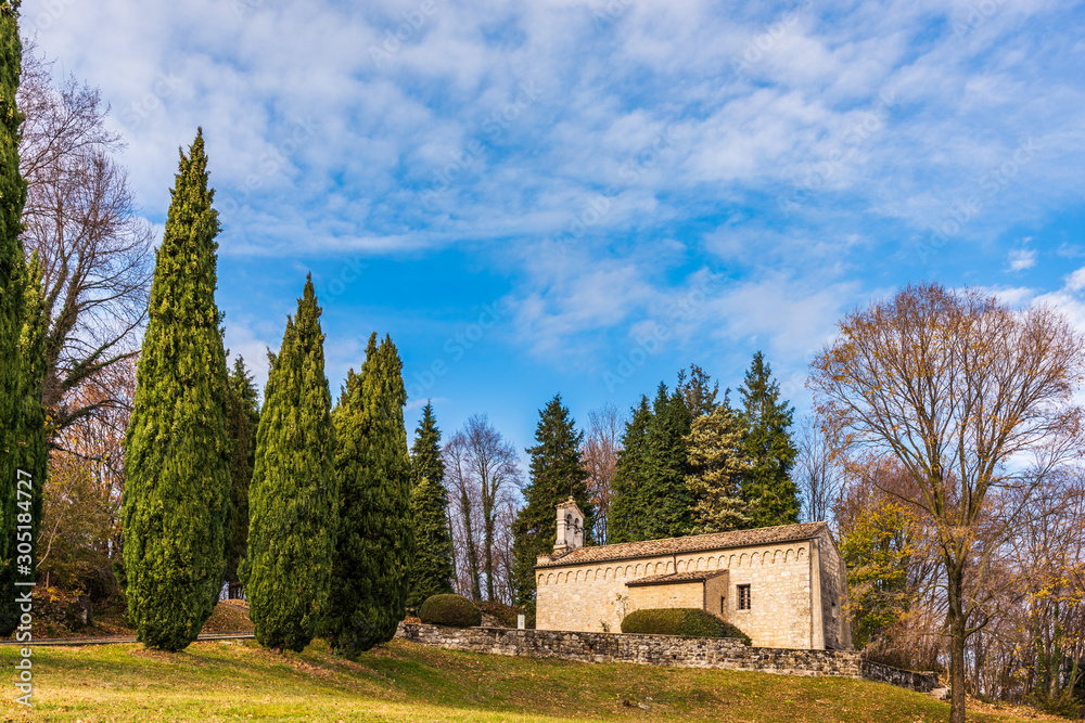 Castle and fortified village of Ragogna. Middle Ages to discover. Friuli. Italy Castle and fortified village of Ragogna. Middle Ages to discover. Friuli. Italy