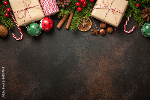 Christmas decoration background