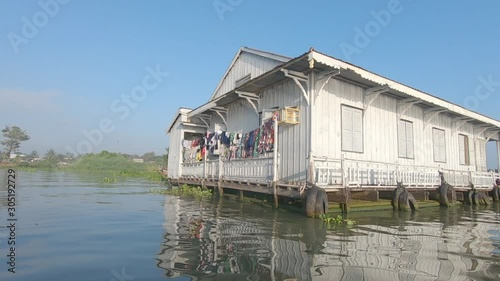 The Floating Village In Chau Doc, Vietnam