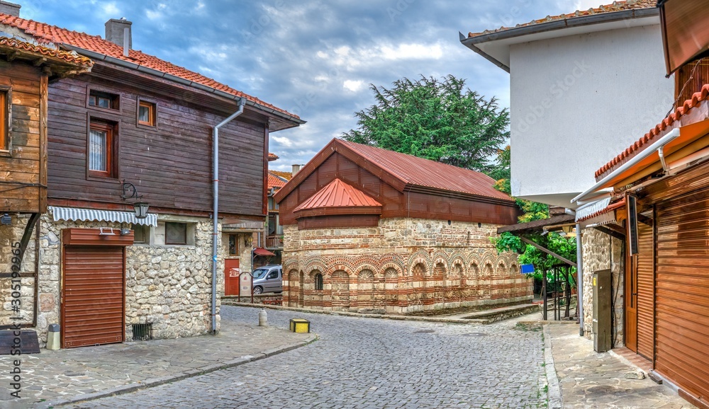 Streets of the old town of Nessebar, Bulgaria Streets of the old town of Nessebar, Bulgaria