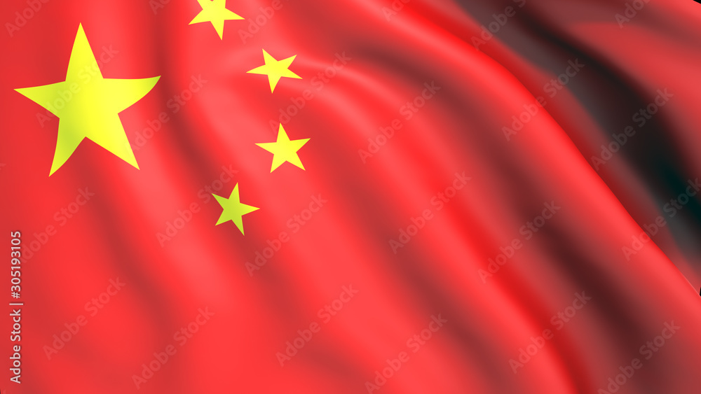 High Resolution Flag of China silk. Chinese Background Flag Hires. High Resolution Flag of China silk. Chinese Background Flag Hires.