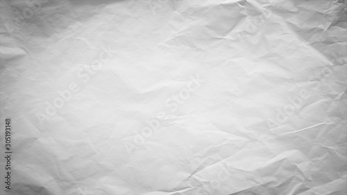 White crumpled paper with copy space.