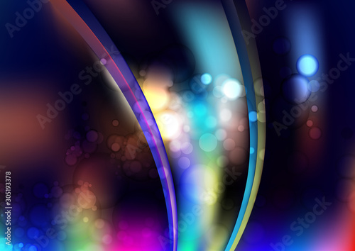 abstract background with lights 