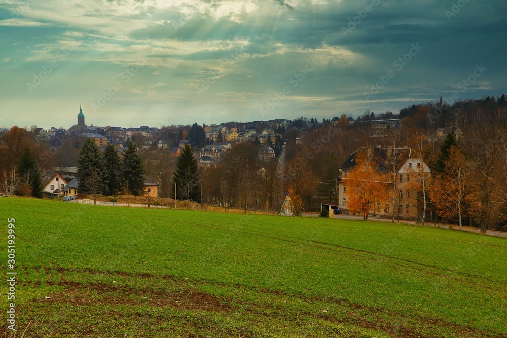 blick auf annaberg-buchholz blick auf annaberg-buchholz