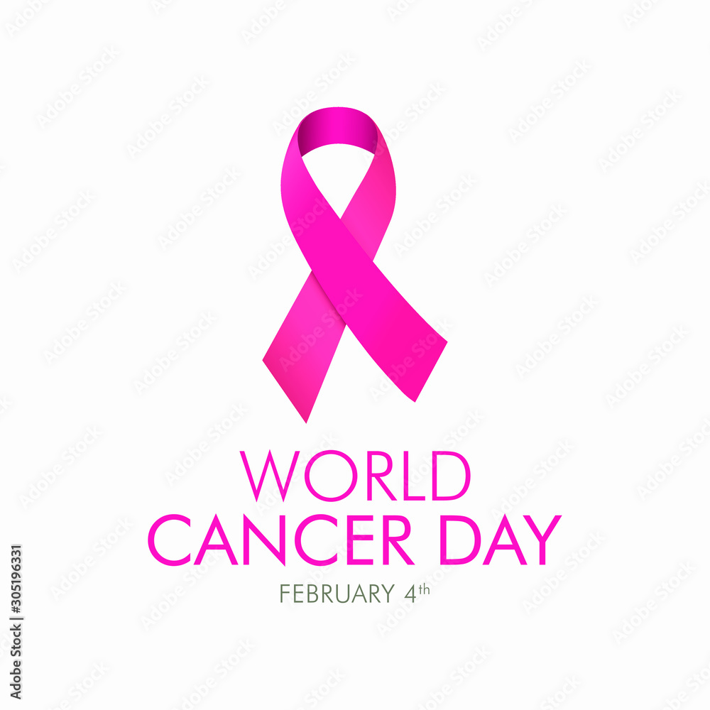 Vector illustration on the theme of World Cancer Day on February 4th. Vector illustration on the theme of World Cancer Day on February 4th.