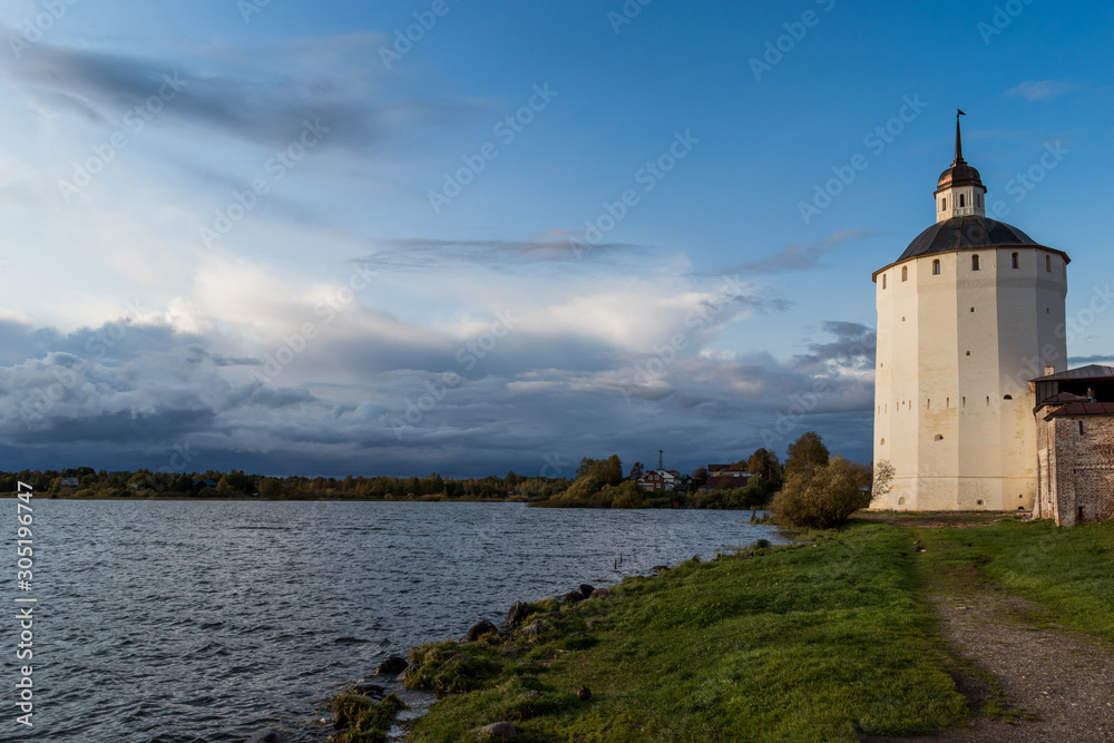 lighthouse at sunset