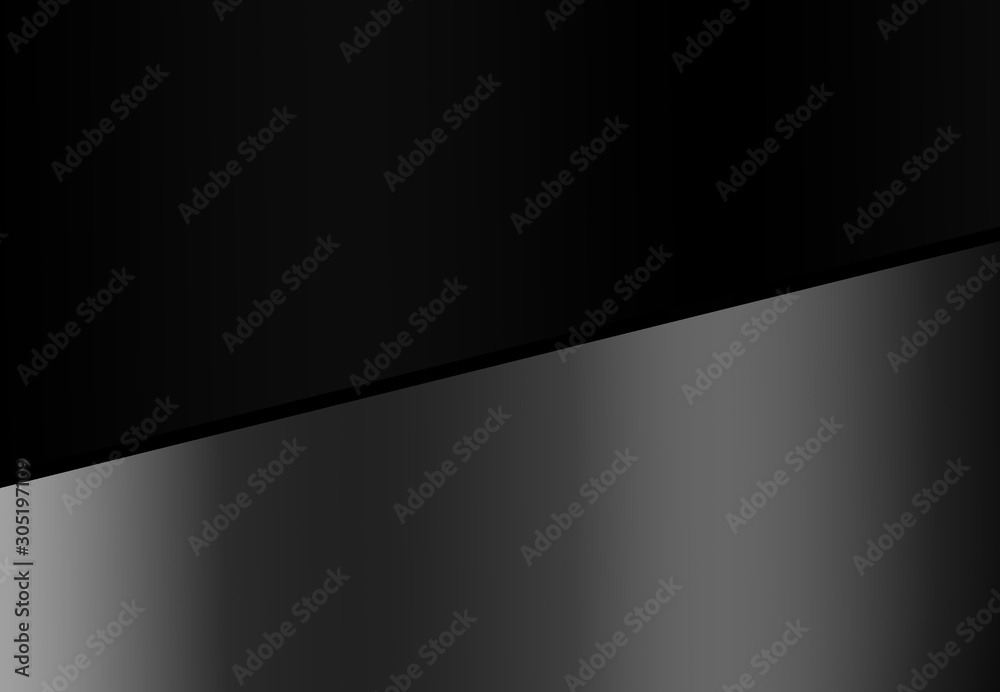 abstract half dark black and silver grey metallic halftone color gradient new trend pattern cool background textures