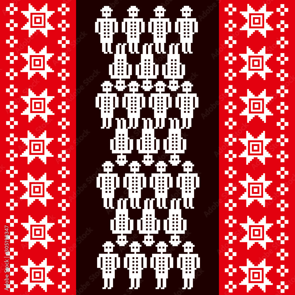 poland, folk, polish, national, culture, people, history, card, card, souvenir, vector illustrations, ornament, pattern, flower, art, tradition, floral, design, color, decorations, design, embroidery,