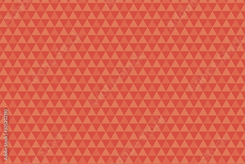 赤い三角形の幾何学模様の壁紙