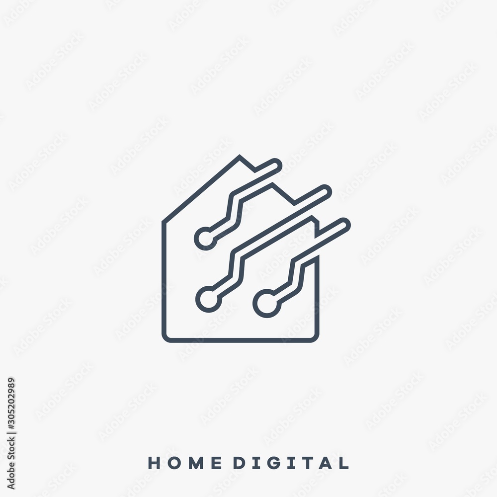 Home Business Real Estate Illustration Vector Template Home Business Real Estate Illustration Vector Template