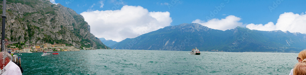 Beautiful and scenic Lake Garda in Northern Italy