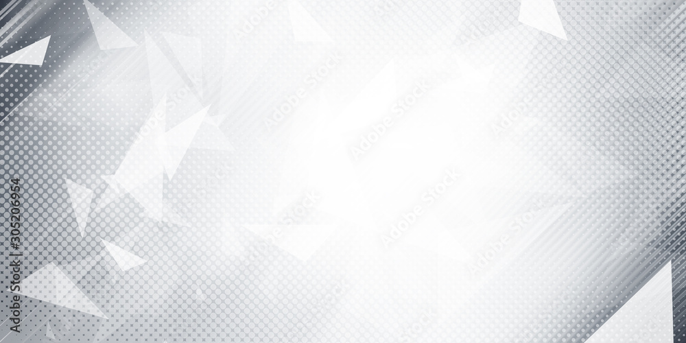 Gray halftone pattern with white line motion and network connection backdrop wallpaper. Clean Grey geometric background. Gray halftone pattern with white line motion and network connection backdrop wallpaper. Clean Grey geometric background.