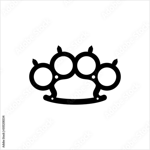 Brass Knuckles Icon, Fist Weapon Icon