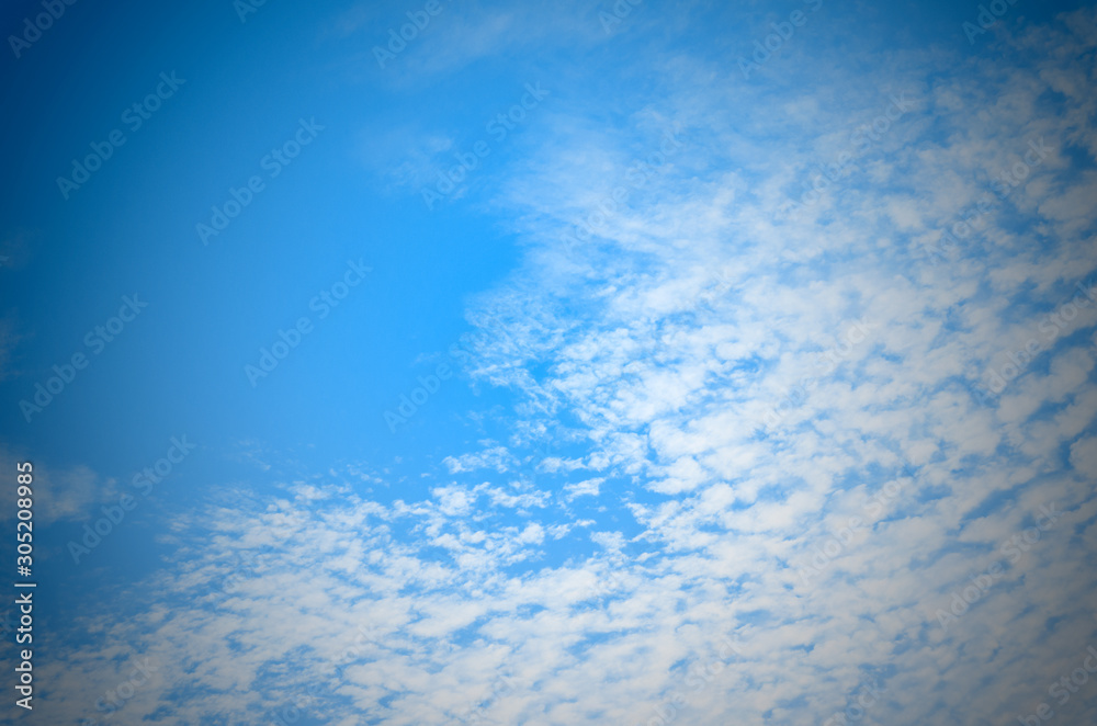 Blue sky and white clouds Blue sky and white clouds