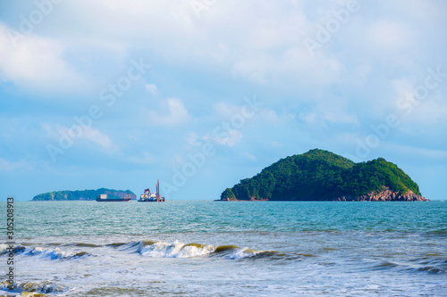 Rat Island, sea is a popular tourist attraction to visit Confirtable Songkhla Province, Thailand photo