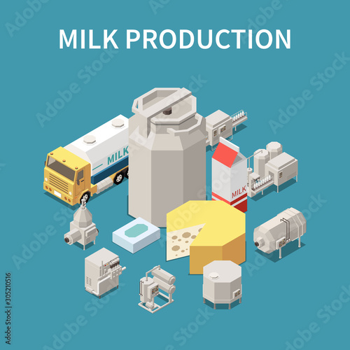 Dairy Production Concept
