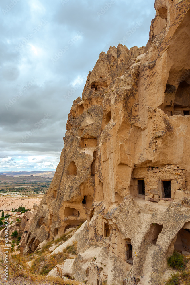Uchisar Castle amazing view, Turkey, Cappadocia