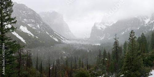 Foggy Valley from Tunnel View