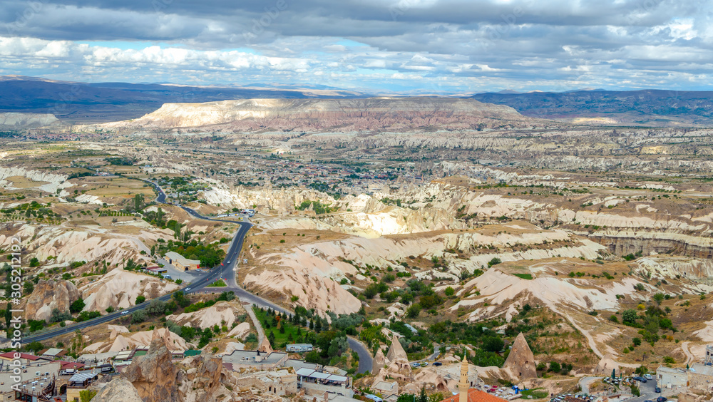 Obraz premium Rock formations in Pigeon Valley of Cappadocia , Turkey