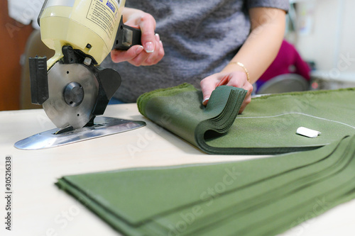 seamstress sewing workshop thread fabric