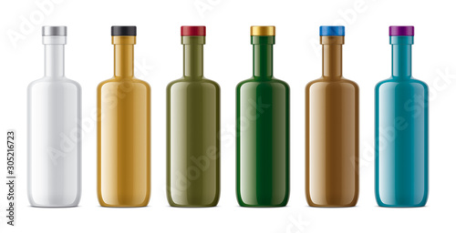 Set of Porcelain bottles. Cork version