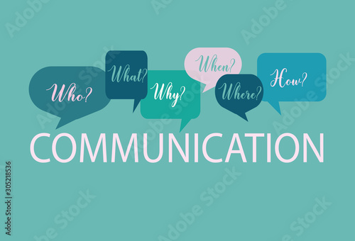 Internal Communication Questions, green background
