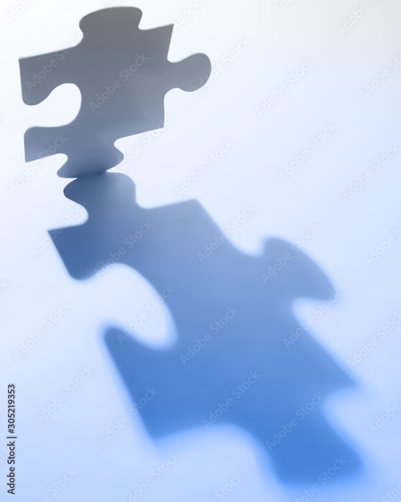 Obraz premium Puzzel mit Schate.