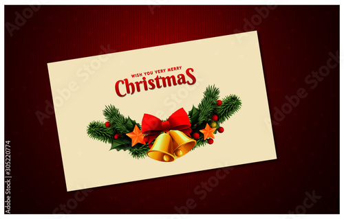 Vector background Paper for Christmas celebrations. photo