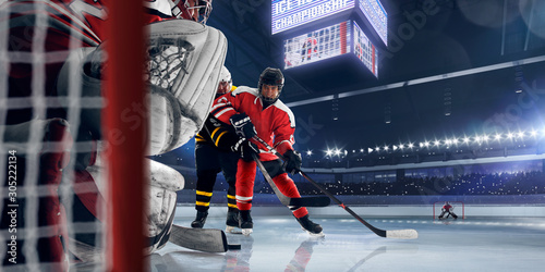 Canvas Print Ice hockey.