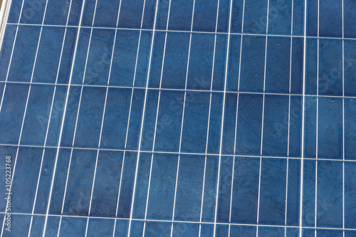 Panel background texture of a solar panel shot closeup.