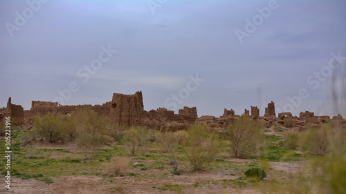 The crumbling  perished desert village Omrani 10   Iran  April 2019