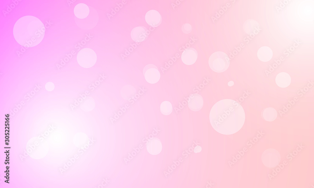 Vector, Elegant pink yellow background with, Abstract colorful bokeh light background. Vector illustration