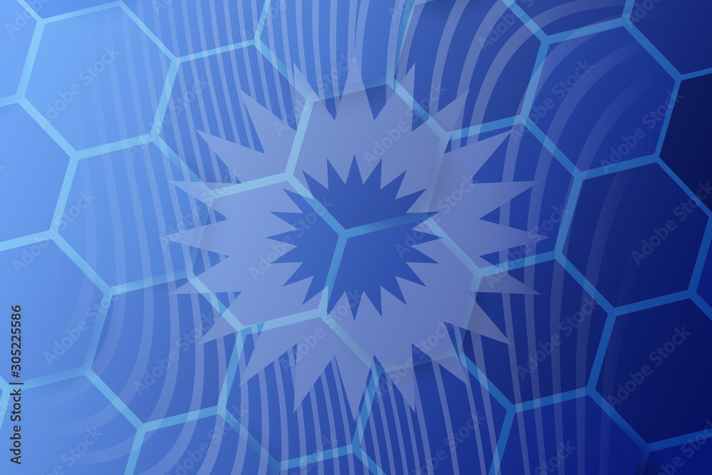Obraz premium abstract, blue, star, sky, christmas, snow, stars, light, space, night, design, winter, illustration, xmas, holiday, wallpaper, backdrop, decoration, card, wave, snowflakes, texture, galaxy, snowflake