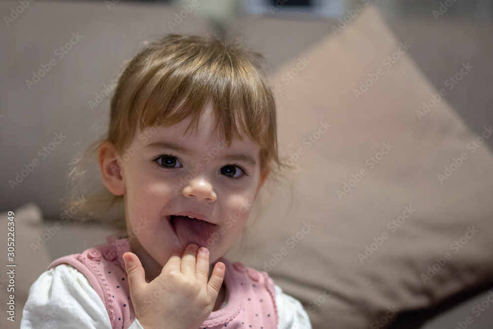 2 years old girl smiling portrait 2 years old girl smiling portrait