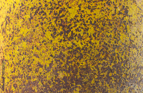 Rust on steel bell , Can used for surface steel background.